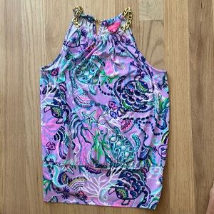 Lilly Pulitzer Multicolor Sleeveless Top /Halter